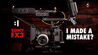 Sony FX3 Did I make a huge mistake sonyfx3 bmpcc6kpro bmpcc6kg2 [upl. by Trueblood]