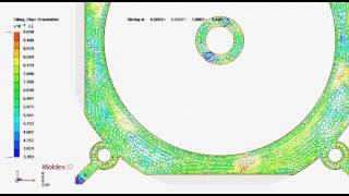 Moldex3D Fiber Orientation Simulation [upl. by Kenelm]