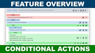 Conditional Actions Enhance Automations for HomeSeer Users [upl. by Gussie532]