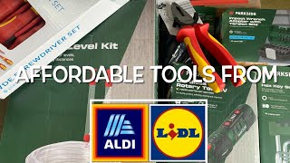 Affordable tools from Aldi workzone amp Lidl parkside GIVEAWAY 17 [upl. by Rhona]