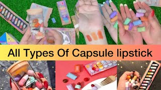 Derol Capsule velvet lipstick Review  capsule lipsticks  derol lipsticks capsule  AB Palace [upl. by Heti856]