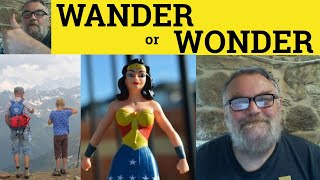 🔵 Wander or Wonder  English Pronunciation  How to say Wander and Wonder  Say Wonder  Say Wander [upl. by Arikahc768]