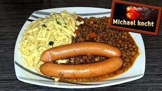 Michael kocht Linsen mit Spätzle schwäbische Art [upl. by Convery]