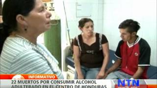 Al menos 22 muertos por consumir alcohol adulterado en el centro de Honduras [upl. by Acinat93]