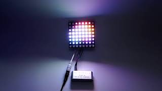 SP301EM and 88 WS2812BSK6812 Pixel LED Panel Animation [upl. by Namrac]