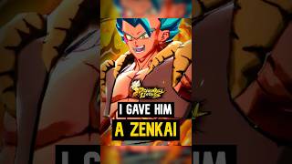 I gave Gogeta Blue his Zenkai not really dblegends shorts [upl. by Wier672]