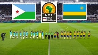 Djibouti vs Rwanda  AFRICAN NATIONS CHAMPIONSHIP 2024 QUALIFICATION [upl. by Reed]