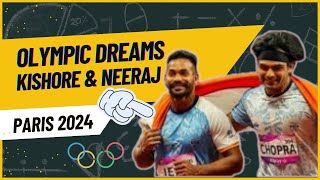 Kishore Jena amp Neeraj Chopra India’s Javelin Stars Ready for Paris Olympics 2024 [upl. by Kameko]