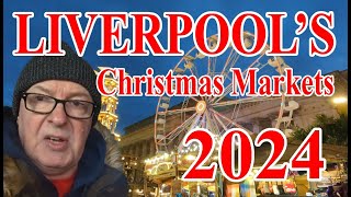 LIVERPOOLS CHRISTMAS MARKET 2024  Its SO Busy [upl. by Yerfdog]