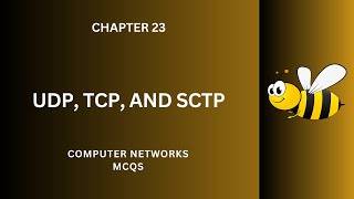 UDP TCP amp SCTP MCQs  UDP TCP amp SCTP MCQ Questions Answers PDF  Network Ch 23 Class 912  Free App [upl. by Rita]