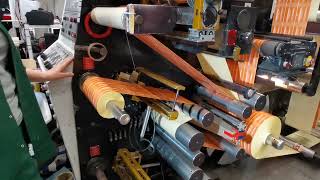 Rotoflex VLI330 cutting and rewinding 2002 [upl. by Machute]