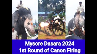 Mysore Dasara 2024 Canon Firing Practice [upl. by Caldwell]