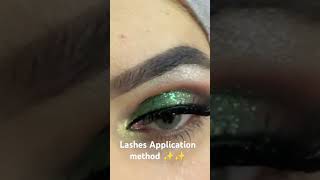 HowApply False eyelashes in seconds✨✨makeup eyemakeup lashes ytshorts viralshorts mashallah [upl. by Oab]