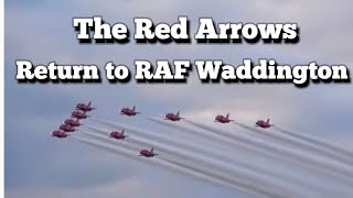 Homecoming The Red Arrows Return to RAF Waddington on 24 Sept 24 [upl. by Animas]