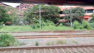 22647 Korba  Kochuveli Super Fast Express Departing from Edappally Ernakulam Railway station [upl. by Nicko50]