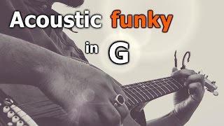 Acoustic FunkyBlues Backing Track in G [upl. by Serene]