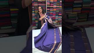 Semi Banarasi sarees collections  1295 for booking visits [upl. by Symer]