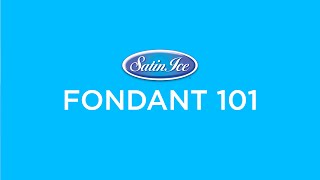 Fondant 101 with Satin Ice [upl. by Ahsini]