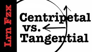 Centripetal vs Tangential Acceleration and Net Force [upl. by Yerxa]