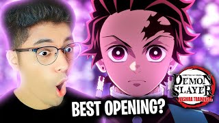 DEMON SLAYER SEASON 4 OPENING FULL REACTION [upl. by Salomo]