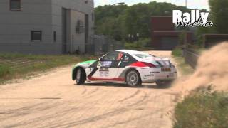 Big 350Z Rally drift  Jurian van RuitenWim Koeten  Paradigit ELE Rally 2011 [upl. by Learsiy]