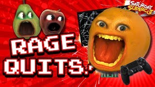 ALL The Annoying Orange RAGEQUITS Video Games [upl. by Puff]