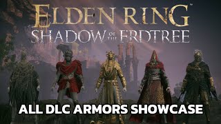 All 45 DLC Armor Sets Showcase  ELDEN RING SHADOW OF THE ERDTREE [upl. by Enela605]