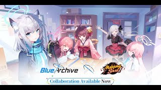 Trying out the Mahjong Soul x Blue Archive collab [upl. by Kuster567]