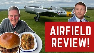 Reviewing GUY RITCHIES AIRFIELD RESTAURANT [upl. by Corette]