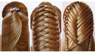 Hair Net Tutorials 😍 Cute and Easy DIY Hairstyles for girls 😍 Coiffures Simples [upl. by Amar]