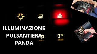 Illuminazione led pulsantiera Fiat Panda 141 [upl. by Elletsyrc]