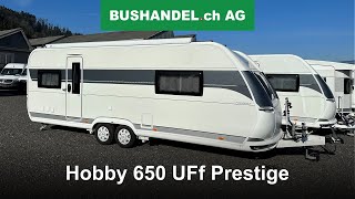 Hobby 650 UFf Prestige Doppelachs Wohnwagen aus Dagmersellen LU Schweiz [upl. by Asilegna]