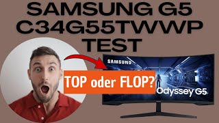 Samsung G5 Odyssey 34 Zoll Test Erfahrungen Review Deutsch [upl. by Demmy]