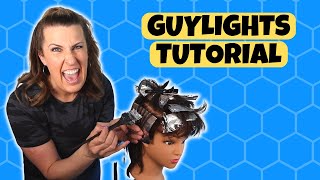 Mens Hair Highlights  Guylights Hair Tutorial [upl. by Fitz]