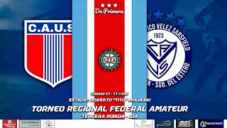 Unión Santiago Vs Vélez Sársfield deprimera trfa [upl. by Nnaasil]