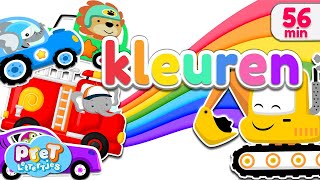 Kleuren Leren met Pretlettertjes • Extra Lange Aflevering • Kinderfilmpjes Nederlands [upl. by Akinit]