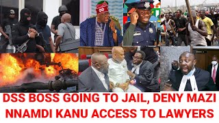 DSS Headquarters On Fìre As Nnamdi Kanu Denied Access To Lawyers Nig Aŕmy Àttàcked [upl. by Eldwun]