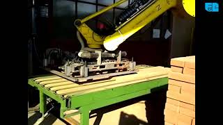 ROBOBRICK  Robot for palletizing  depalletizing Bricks [upl. by Rubie]