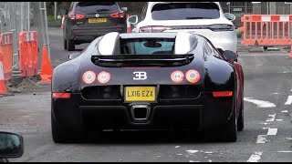 Supercars in Alderley Edge February 2024 Bugatti Veyron Mansory 12C 812 x2 brand new 750s [upl. by Pirali]