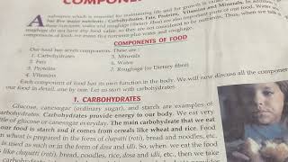 lakhmir Singh manjeet kaur class 6 science ch2 Components of food Topic carbohydratePart1 [upl. by Aicirtan880]