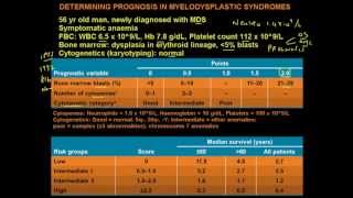 Prognosis in Myelodysplastic syndromes  using the IPSS Advanced [upl. by Free]