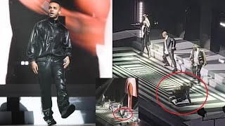 Aston Merrygold Backflip Goes Very Wrong As JLS Star Slips And Falls On His Back Live On Tour [upl. by Yuille]