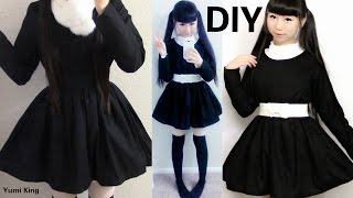 DIY Simple Long Sleeve Dress for Begginers [upl. by Ahsiakal]