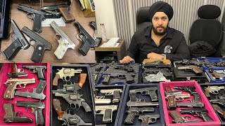 Real Imported Guns Collection In SHARDA GUN HOUSE 🔥 Revolver Mouser Pistols License Required [upl. by Ikoek]