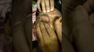 Male eyebrow threading 🔥 boy eyebrow tutorial 👌 eyebrow threading at home 🏡 আইব্রো শেপ ফর বয় [upl. by Zacarias]