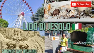 Lido di Jesolo Italy walking tour 2023 [upl. by Ayikat791]