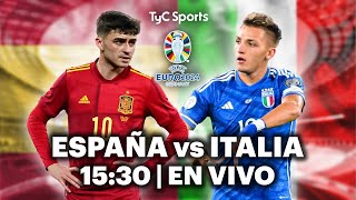 EN VIVO 🔴 ESPAÑA vs ITALIA  Eurocopa  Fase de Grupos  Vivilo en TyC Sports ⚽ [upl. by Fauman]