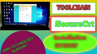 How To Install ToolchainSecureCrtwith RT809F ProgrammarFull Process [upl. by Ecirtaeb]