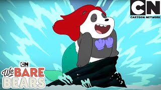 The Little BearMaid  We Bare Bears Mega Compilation  Cartoon Network  Cartoons for Kids [upl. by Navnod306]