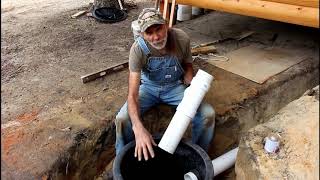 How to INSTALL Your OWN Septic Tank  Septic System Install  Part 3 [upl. by Neelloc]